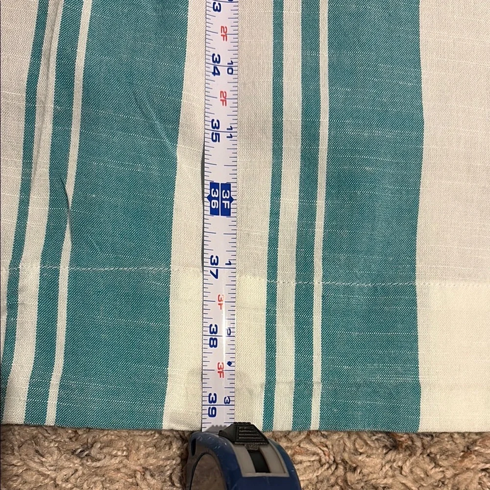 Sonoma Teal and White Striped Midi Sundress - Picture 7 of 8